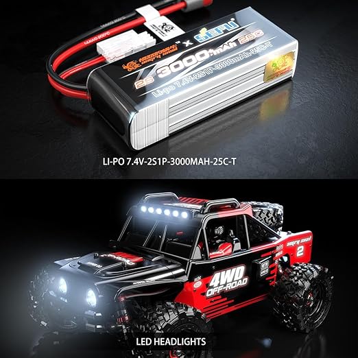 Rc Truck 4x4 Rc Brushless Rc Truck 14209 Electric Powered RC Car Brushless Motor and Esc, Rc Cars for Adults,1/14 4wd High Speed Rc Cars Drift for Adults Off Road Rc Car - Image 6