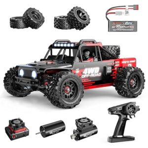 Rc Truck 4x4 Rc Brushless Rc Truck 14209 Electric Powered RC Car Brushless Motor and Esc, Rc Cars for Adults,1/14 4wd High Speed Rc Cars Drift for Adults Off Road Rc Car